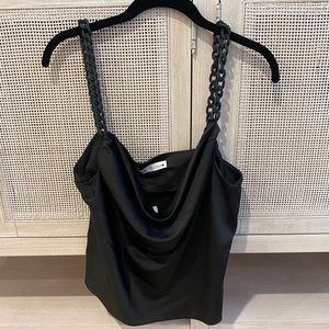 Zara scoop neck top
